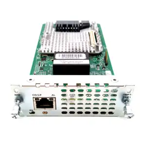 1 port Multiflex Trunk Voice/Clear-channel Data T1/E1 Module NIM-1MFT-T1/E1 - Φωτογραφία