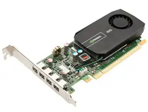 VGA 2GB NVIDIA NVS-510 MINI DISPLAY PORTx4 PCI-EX FP - Photo