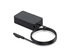 AC ADAPTER FOR MICROSOFT SURFACE PRO AND LAPTOP 65W USB PORT - Photo