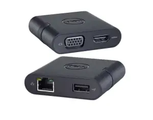 ADAPTER DELL USB-C TO HDMI/VGA/USB3/ RJ45 NEW - Φωτογραφία