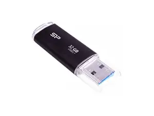 USB FLASH DRIVE SP BLAZE B02 32GB USB 3.2 BLACK NEW - Photo