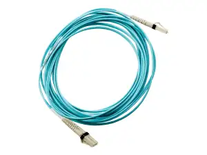 HP 5M OM4 LC-LC Fiber Cable for MSA/3PAR/Tape QK734A - Photo
