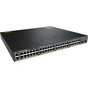 SWITCH ETH 48P 1GBE & 4SFP CISCO CATALYST 2960-X PoE+ 1xPSU LAN Base WS-C2960X-48LPS-L - Photo