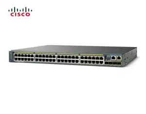SWITCH ETH 48P 1GBE 2x10GBE SFP+ CISCO 2960X LAN Base POE+ 740W WS-C2960X-48FPD-L - Φωτογραφία