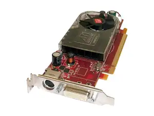 VGA 256MB ATI RADEON 2400XT DMS-59/SVIDEO PCI-EX - Photo