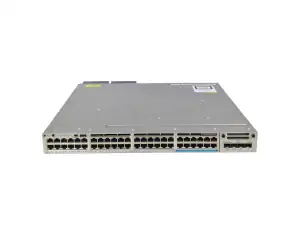 SWITCH ETH 48P 1GBE (12x1/2.5/5/10G UPOE) & 2x10 SFP+ & 2x1G SFP CISCO CATALYST 3850 POE+ 1100W IP L - Photo