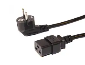 CABLE POWER CORD SCHUKO TO C19-FEMALE 2.5M - Photo