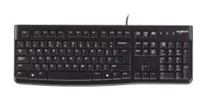 KEYBOARD LOGITECH K120 WIRED BLACK NEW - Φωτογραφία