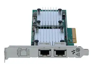 HP 530T 10GB 2-Port Ethernet Adapter (HP + LP) 656596-B21 - Φωτογραφία