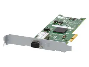 NIC SRV 1GB HP NC373F FIBER ETHERNET SINGLE PORT SX PCIE - Photo