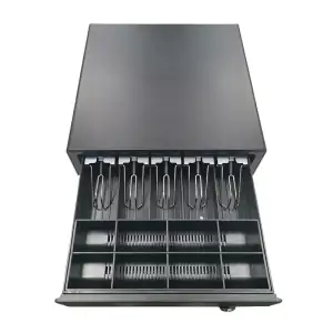 POS CASH DRAWER SCAN-IT 410G BLACK 5B8C NEW - Φωτογραφία