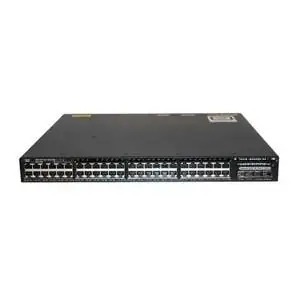SWITCH 48P 1GBE CISCO 3650 PoE+ 4xSFP 640WAC PSU IP-B WS-C3650-48PS-S - Φωτογραφία