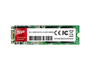 SSD 256GB M2 2280 SP SATA3 NEW - Photo