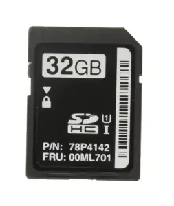 Single 32GB SD Card for Media Adapter 78P4142 - Photo