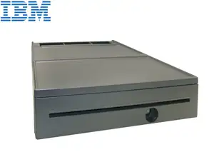 POS CASH DRAWER IBM WIDE GREY GA- (NO COIN INSERT) - Photo