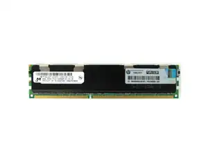 HP 8GB (1x8GB) PC3-10600 DDR3 Memory Kit 500205-071 - Photo