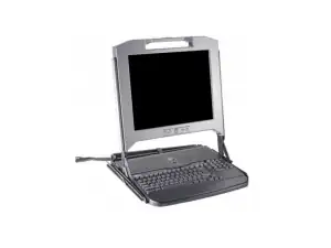 RACK MONITOR 17" TFT DELL HP535 1U GA NO RAILS - Photo