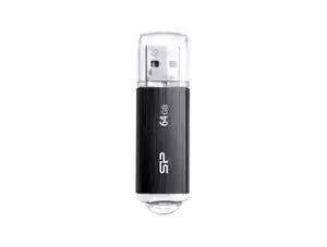 USB FLASH DRIVE SP ULTIMA U02 64GB USB 2.0 BLACK NEW - Φωτογραφία