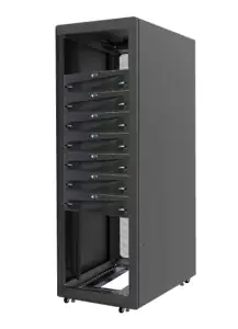 RACK 40U 190x61x97 EMC T-RACK CABINET w/FR. BEZEL/WHEELS - Photo