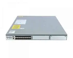 SWITCH 16P 10GBE CISCO 4500-X 16xSFP+ F2B COOL w/o PSU IP-B WS-C4500X-16SFP+ - Photo