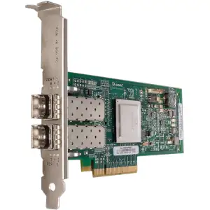 Qlogic QLE2562 Dual Port 8Gb Fibre Channel HBA N2XX-AQPCI05 - Photo