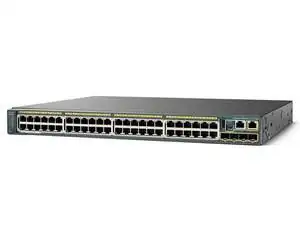 SWITCH ETH 48P 1GBE 2x10GBE SFP+ CISCO CATALYST 2960-X  PoE+ LAN Base 370W WS-C2960X-48LPD-L - Photo