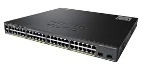 SWITCH ETH 48P 10GBE CISCO 2960-X 2xSFP+ PSU LAN-B WS-C2960X-48TD-L - Φωτογραφία