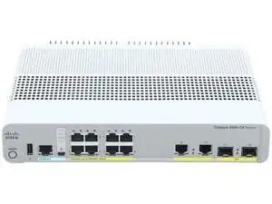 SWITCH ETH 8P 1GBE 2x1GBE SFP CISCO 3560-CX PSU IP-B WS-C3560CX-8PC-S - Photo