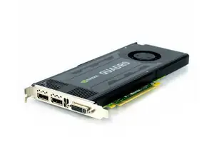 VGA 3GB GDDR5 NVIDIA QUADRO K4000 DUAL DPORT/DVI PCI-E - Photo