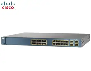 SWITCH ETH 24P 1GBE & 4x1GBE SFP CISCO C3560G POE - Φωτογραφία