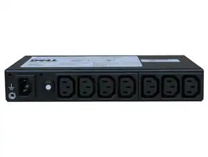 PDU 8-OUTLETS DELL AP6010, 8XC13, 1PH, 10A, 1U, UNMETERED - Φωτογραφία