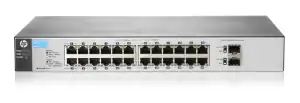 SWITCH ETH 24P 1GBE & 2X1GB SFP HP 1810-24G v2 J9803A - Φωτογραφία