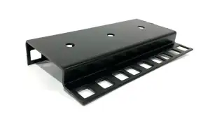 RACK RAIL 42U RACK SQUARE HOLES BLACK - Φωτογραφία