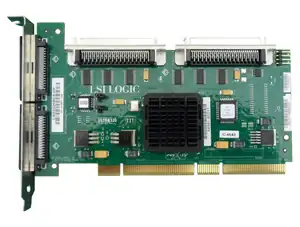 LSI LOGIC HP DUAL CHANNEL PCI-X ULTRA320 SCSI CARD - Photo