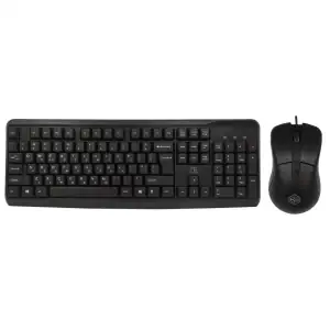 KEYBOARD-MOUSE NG WIRED USB BLACK EN-GR NEW - NG-KBS302GR - Photo