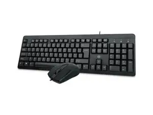 KEYBOARD-MOUSE NG WIRED USB BLACK EN-GR NEW - Photo