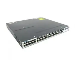 SWITCH ETH 48P 1GBE CISCO 3750X POE+ IP Base WS-C3750X-48PF-S - Photo