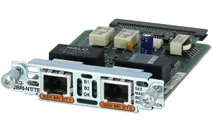 Two-port Voice Interface Card - BRI (NT and TE) VIC-2BRI-NT/TE - Φωτογραφία