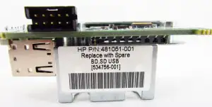 HP SD Card / USB Module for BL Servers 481051-001 - Φωτογραφία