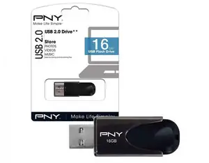 USB FLASH PNY ATTACHE 4 16GB USB 2.0 NEW - Φωτογραφία