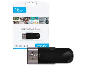 USB FLASH DRIVE PNY 16GB USB 2.0 NEW - Photo