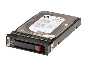 HP 2TB SAS 6G 7.2K LFF HDD for MSA Storage AW555A - Photo
