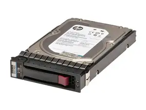 HDD SAS 2TB HP 6G 7.2K LFF HDD for MSA Storage AW555A - Φωτογραφία