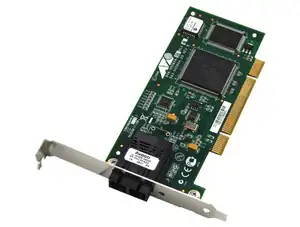 NIC 100MB ALLIED TELESIS OPTICAL SC DUAL PORT PCI - Φωτογραφία