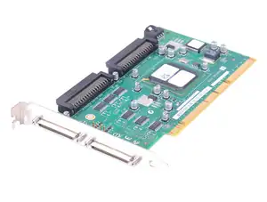 SCSI CONTROLLER DELL ADAPTEC ASC-39320A ULTRA320 64BI PCI-X - Φωτογραφία