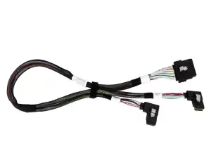 HP Wide-SAS to angled Mini-SAS Cable 793982-001 - Photo