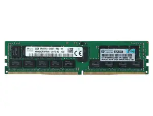 32GB HP PC4-19200T-R DDR4-2400 2Rx4 CL17 ECC RDIMM 1.2V - Photo