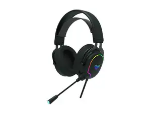 HEADSET AULA F606 RGB USB 3.5MM BLACK W/MICROPHONE NEW - Φωτογραφία