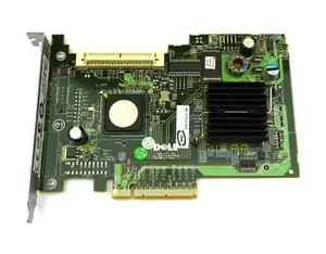 RAID CONTROLLER DELL SAS 5IR 0MB/NO BBU/PCIE/3GB/1CHx4 IN - Photo