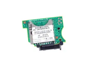 BLADE HP SD CONTROLLER BOARD MODULE FOR BL460 G6 - Photo